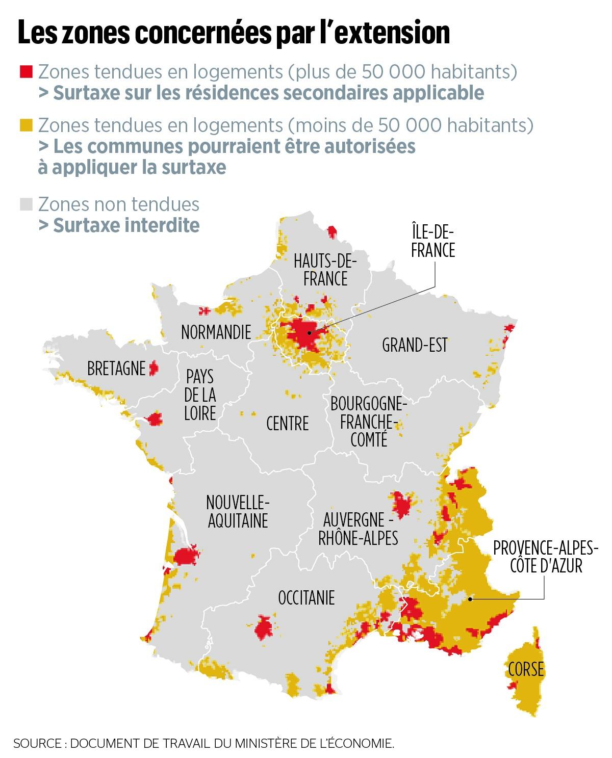 Carte france zone tendue 1